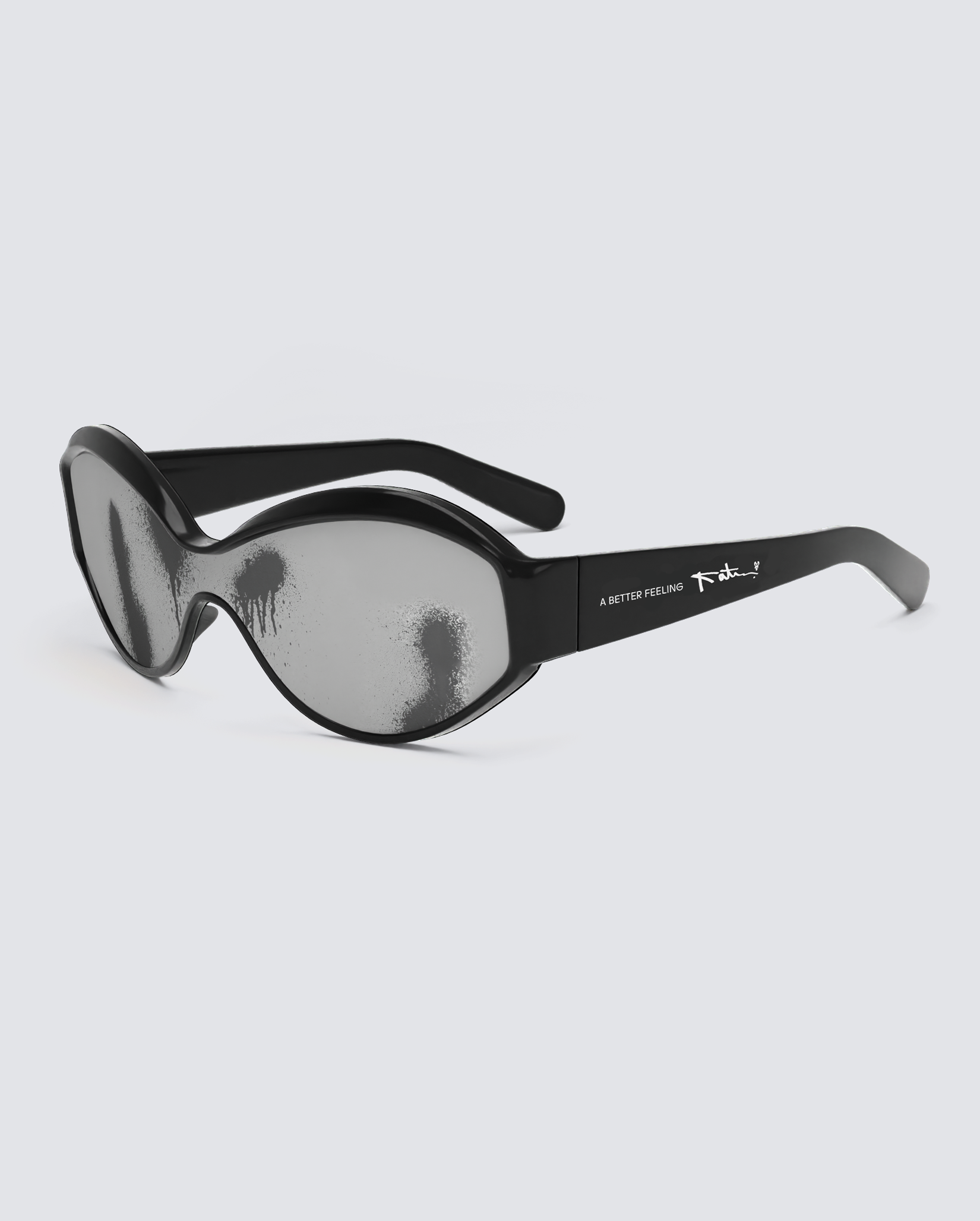 A BETTER FEELING - KAT01 BLACK + SILVER Sunglasses
