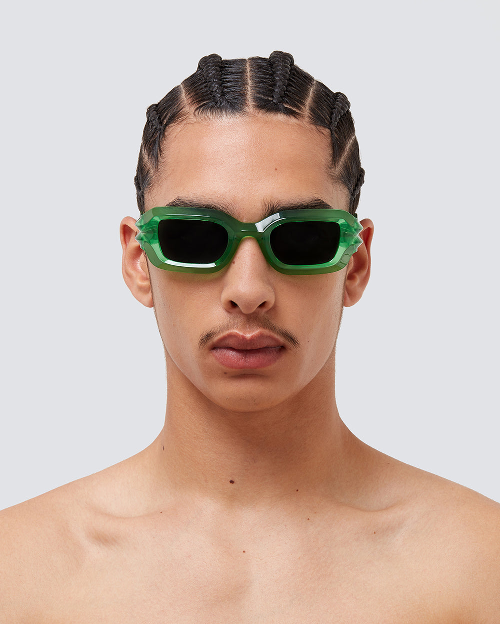 Bottega Veneta 51Mm Square Sunglasses - Green