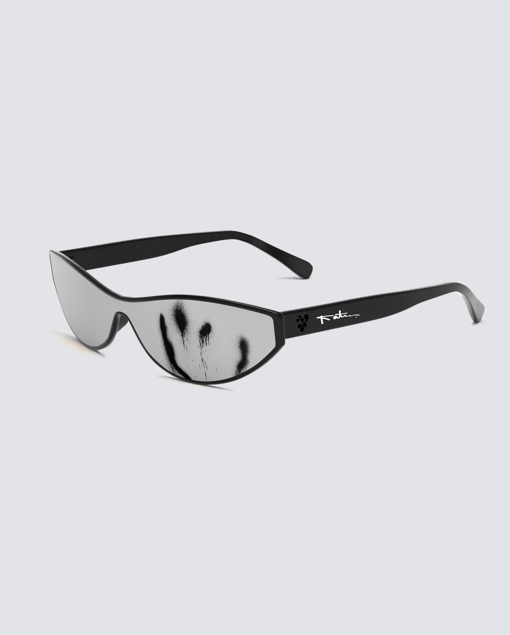A BETTER FEELING - KAT02 M032 BLACK + SILVER Sunglasses